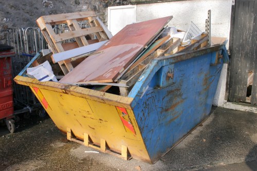 Final stages of office clearance ensuring minimal disruption in Victoria