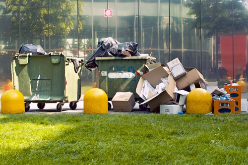 Types of business waste including recyclable materials