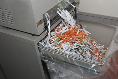 Chart depicting analytics for performance monitoring of waste removal services